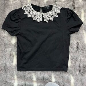 Widow Fallen Facade Crop Top size small